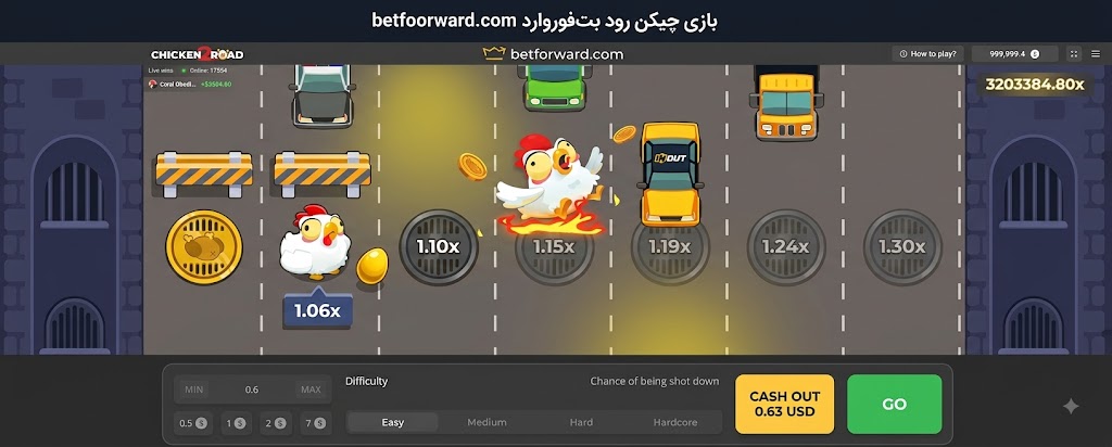 بازی چیکن رود
